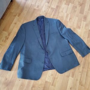 Michael Kors Blue and Gray Suit Blazer